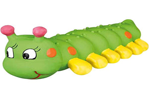 Trixie Caterpillar Toy Latex with Motifs for Dogs (26 cm, Assorted Colour)…