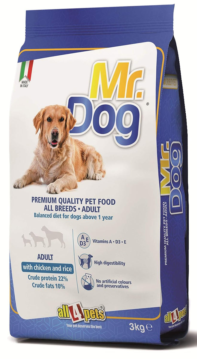 Mr Dog All Breeds Adult with Chicken Rice DOG FOOD Gorilla pets