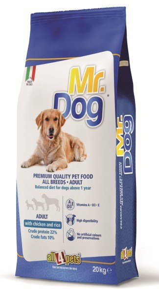 monge Mr Dog All Breeds Adult with Chicken & Rice 20kg