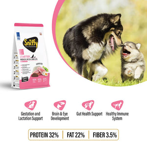 SNIFFY Starter - Chicken & Egg Dry dog food (3 kg) (Pregnent & Feeding Mothers | Weaning Puppies)