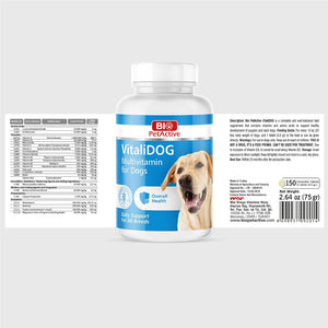 Bio PetActive VitaliDOG Multivitamin 150 Tabs for Dogs…