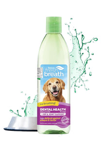 Tropiclean Fresh Breath Hip and Joint Water Additive, 473 ml…