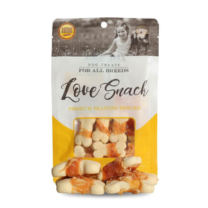 Rena's Love Snack Chicken Wrap Biscuit Dog Treat, for All Dog Breed, Easy to Digest, Low in Fat, 100% Cage Free Chicken, Rich in Protein, Training Treats, 120g (Pack of 2)…