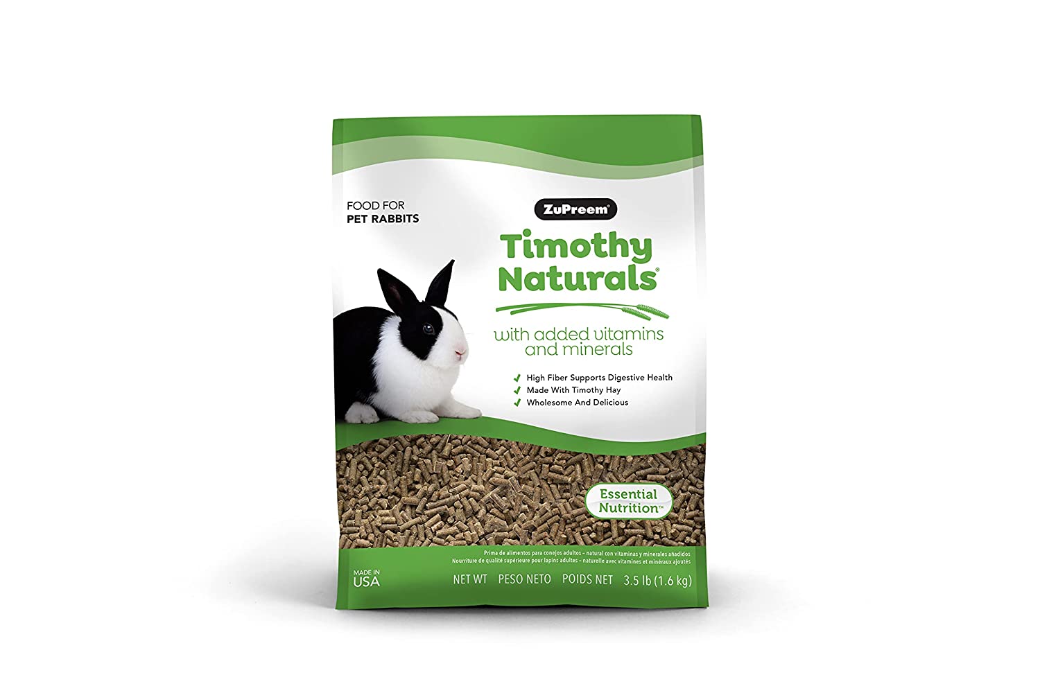 Zupreem Naturals Timothy Hey Pellet food for  Rabbit 2.3 kg