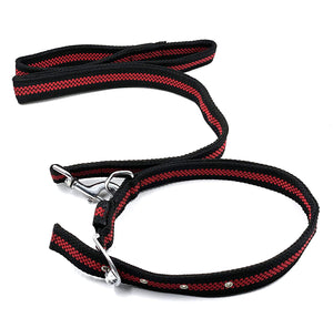 Gorilla pets Large Bread Dog Collar with Leash red Black Color