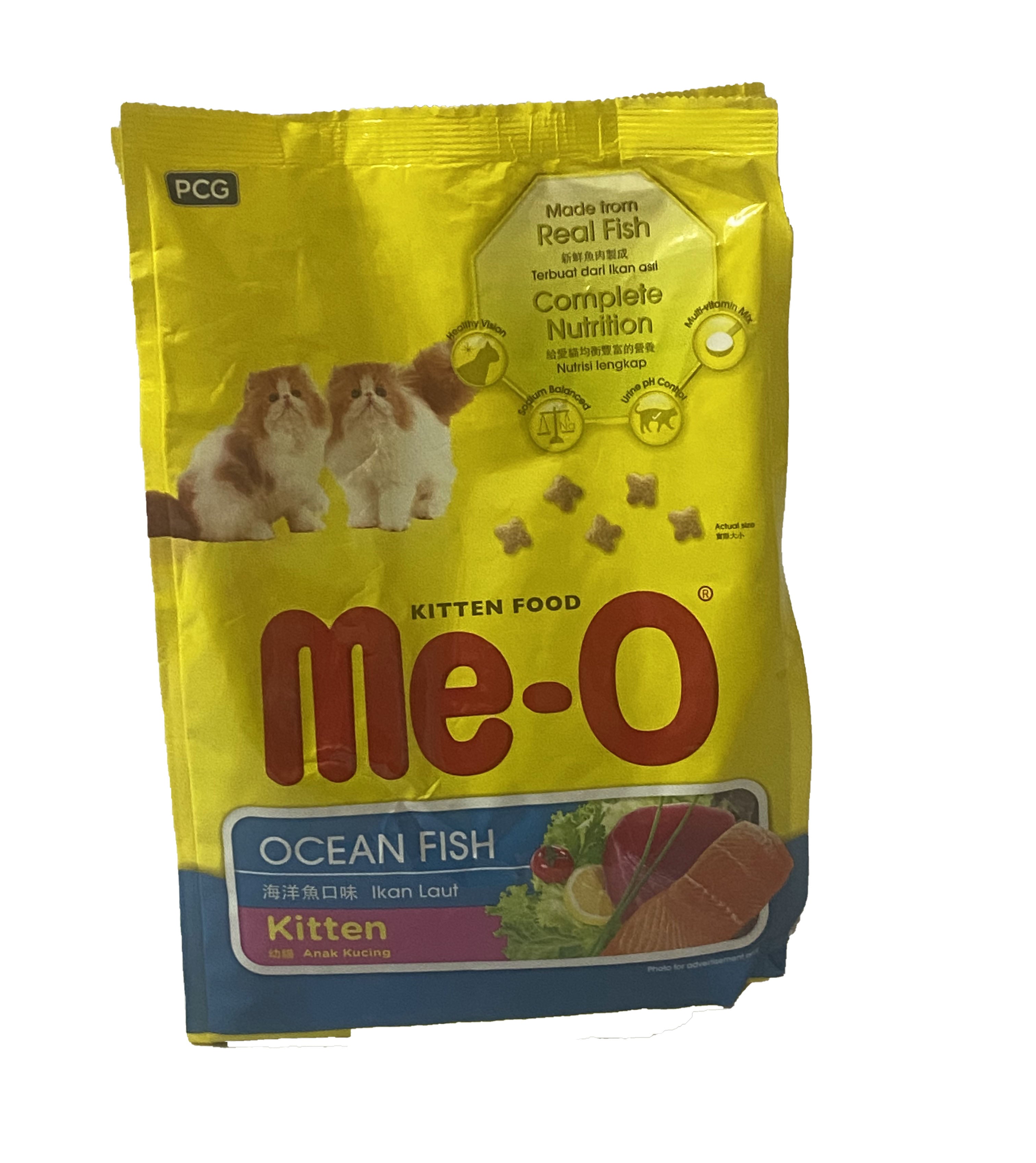 Me-O kitten food real fish 1.1 KG
