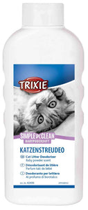 TRIXIE TRIXIE Simple'n'Clean Cat Litter Deodorizer (Baby Powder), 750 Gram