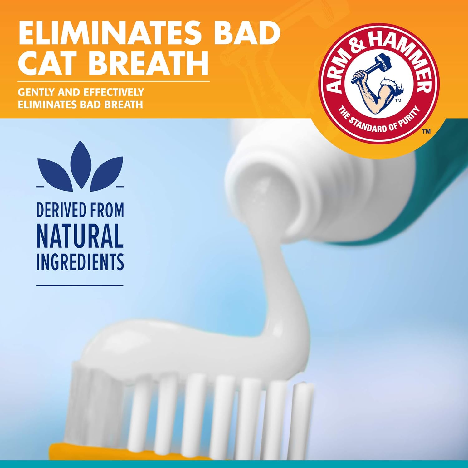 Arm & Hammer Advanced Pet Care Brush Set for Cats - Tuna Flavor