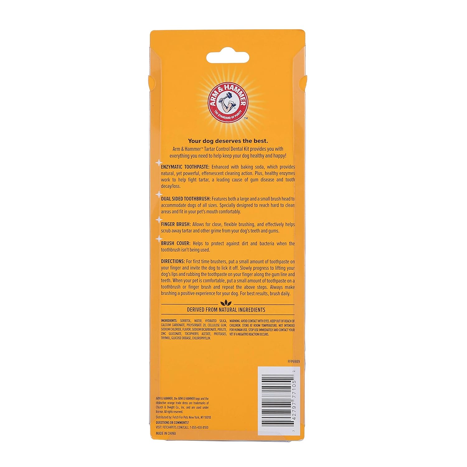 ARM and HAMMER Advanced Care Vanilla Ginger Fresh Breath Dog Strips 3-24 strips packages