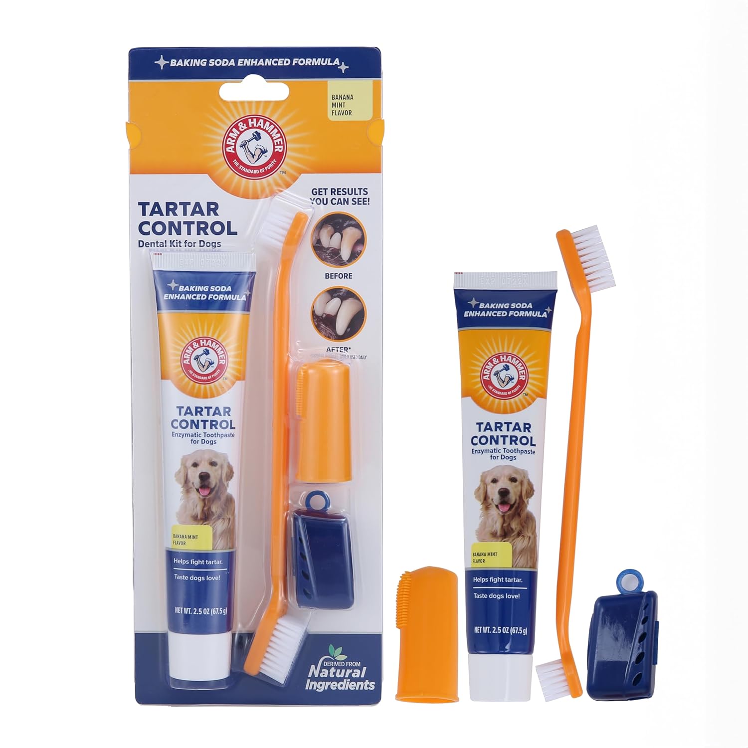 ARM and HAMMER Advanced Care Vanilla Ginger Fresh Breath Dog Strips 3-24 strips packages