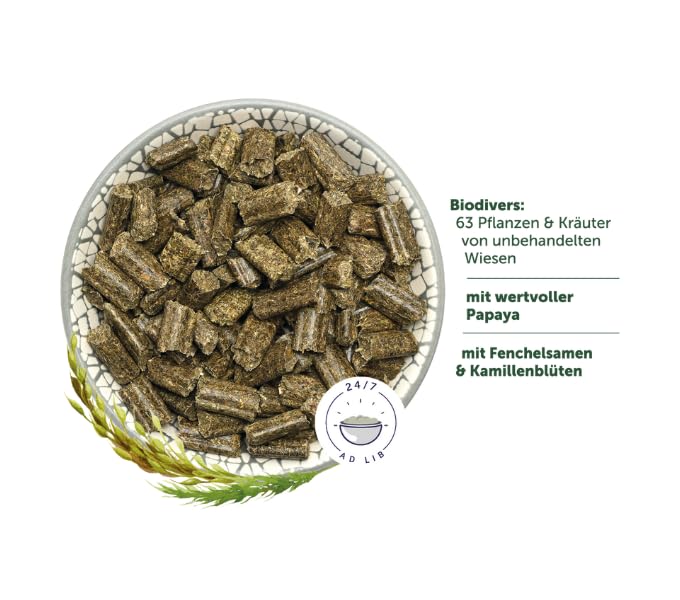 Bunny Nature Super Premium Food Rabbit Dream Vitality | Highly Nutritional Dry Rabbit Food | Feed Pellets | All Life Stages | 1.5 kg Pack | Natural, Balanced Diet with Vitamins, Minerals, & Fiber