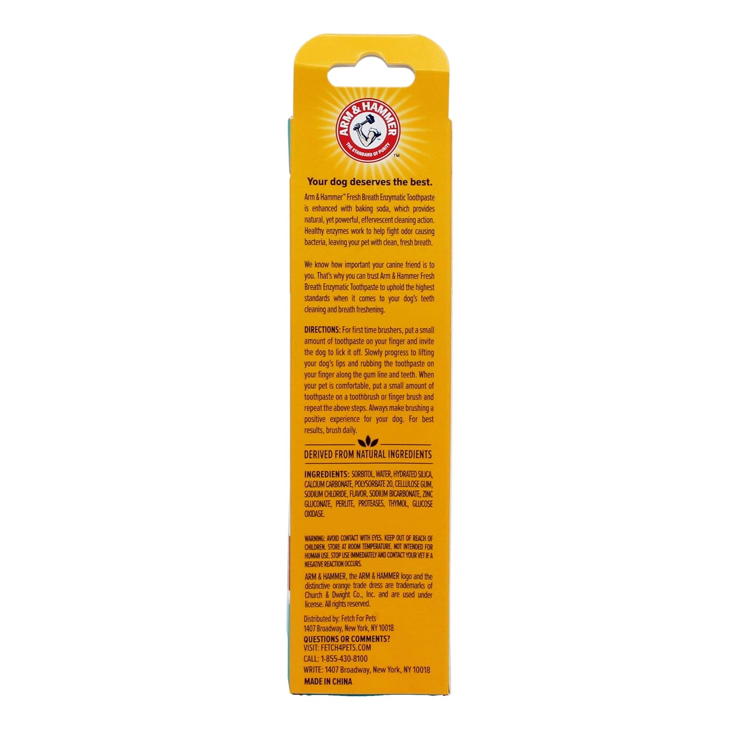 Arm and Hammer Advanced Care Fresh Breath and Whitening Toothpaste for Dogs