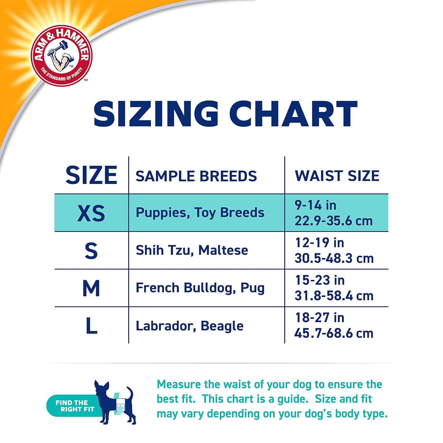 Arm & Hammer for Pets for Pets Female Dog Diapers, Size Small, Ultra-Absorbent, Adjustable Girl Dog Diapers with Leak-Proof Protection and Wetness Indicator (Pack of 1, 12 Count Total)