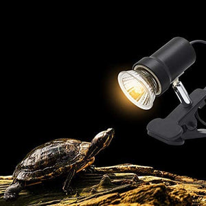 Gorilla pets Reptile Heat Lamp - 50W Uva/Uvb Turtle Basking Light With Holder & Dimmer 1 Bulb Fixture, For Aquarium Tank Tortoises Lizards Uv Light For Turtle Tank, e27