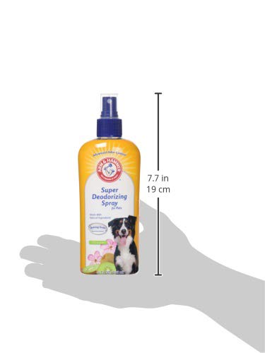 Arm & Hammer for Pets Super Deodorizing Spray for Dogs | Best Odor Eliminating Spray for All Dogs & Puppies | Fresh Kiwi Blossom Scent That Smells Great, 8 Ounces
