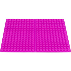 Trixie Silicon Baking Mat/Licking mat| Bake Treats and Goodies for Cats Dogs Pink Heart Shape…