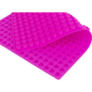 Trixie Silicon Baking Mat/Licking mat| Bake Treats and Goodies for Cats Dogs Pink Heart Shape…