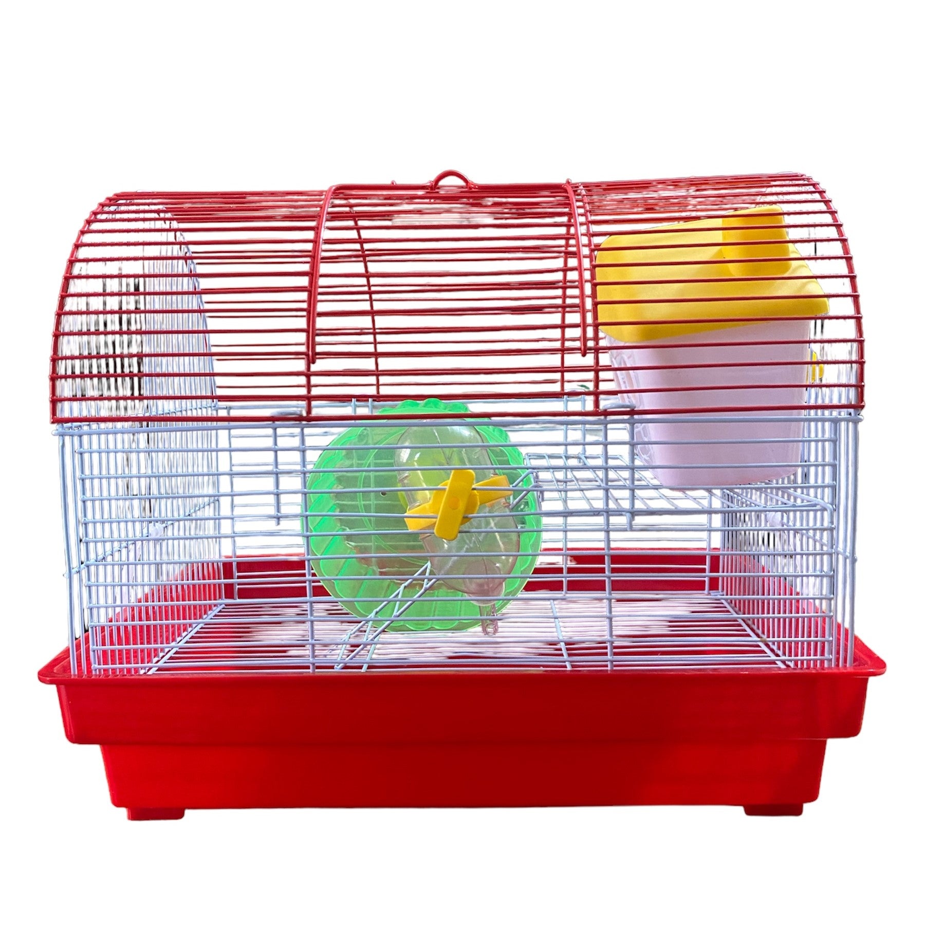 Gorilla pets Hamster Cage/Playhouse for Dwarf Hamster/Gerbil/Mice with a Home to Play, a Feeding Bowl, 1Water Bottle and Exercise Wheel with Spacious 1 ladders cage (Color May Vary)…