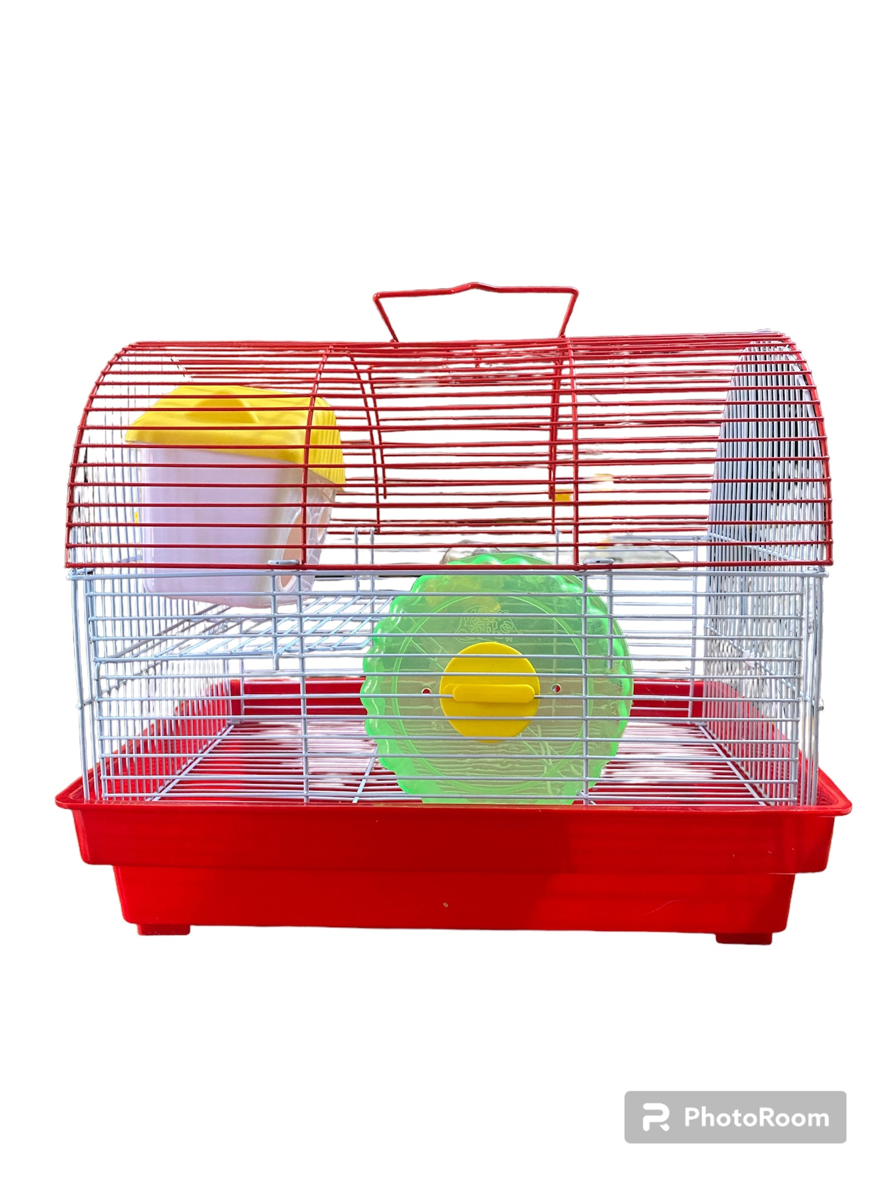 Gorilla pets Hamster Cage/Playhouse for Dwarf Hamster/Gerbil/Mice with a Home to Play, a Feeding Bowl, 1Water Bottle and Exercise Wheel with Spacious 1 ladders cage (Color May Vary)…