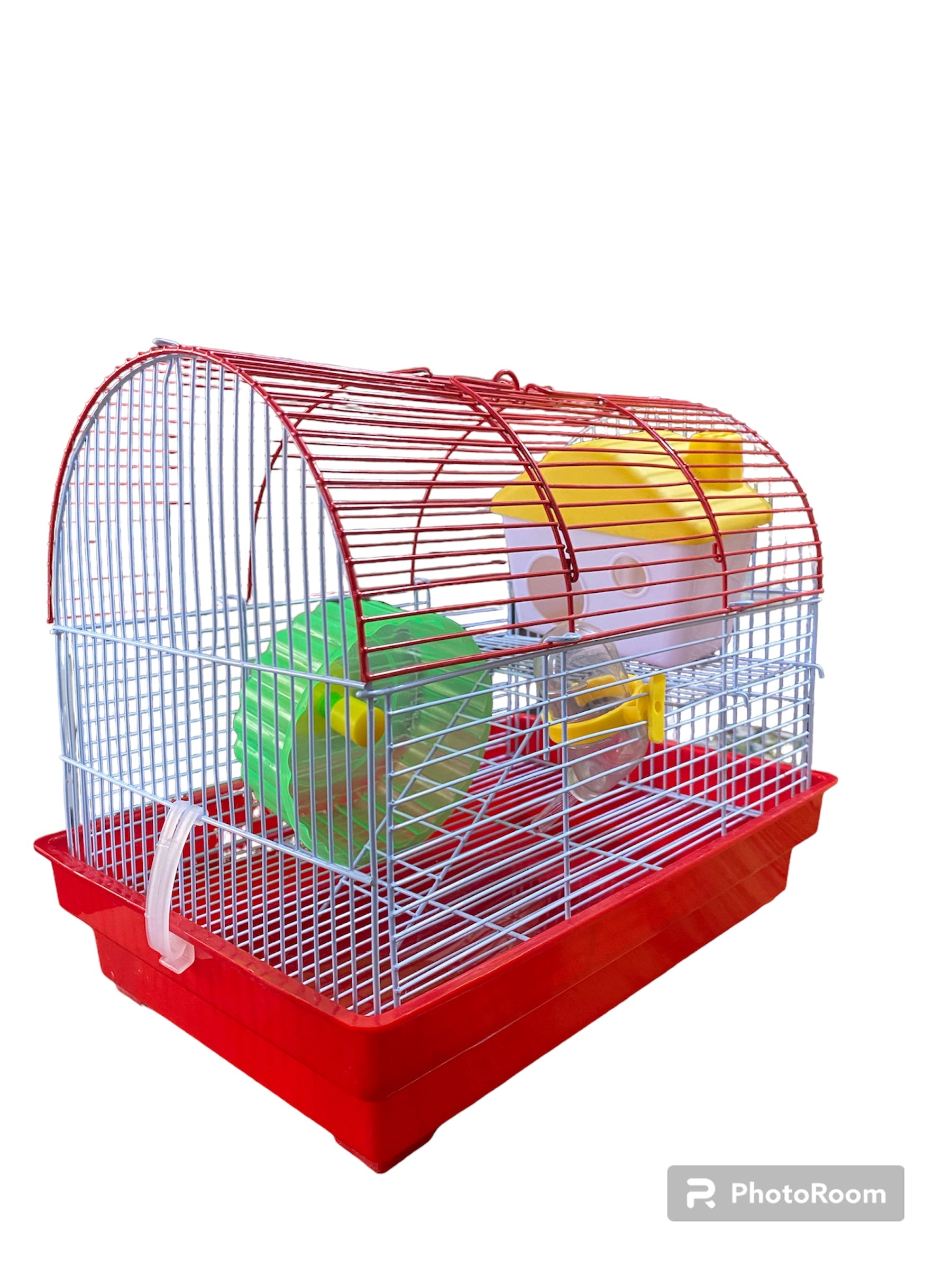 Gorilla pets Hamster Cage/Playhouse for Dwarf Hamster/Gerbil/Mice with a Home to Play, a Feeding Bowl, 1Water Bottle and Exercise Wheel with Spacious 1 ladders cage (Color May Vary)…