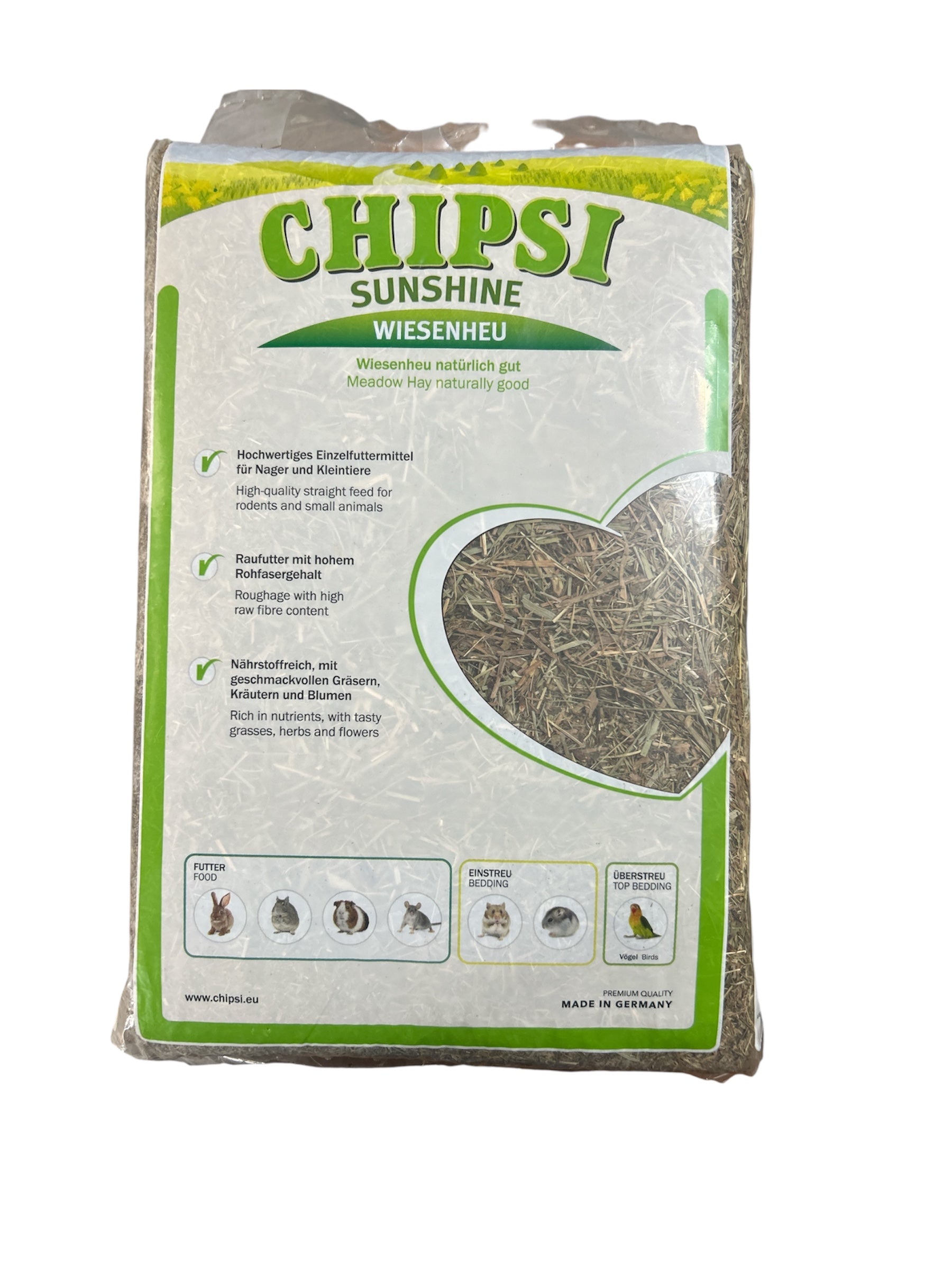 Chipsi Sunshine Meadow Hay for Rodents (1 Kg)