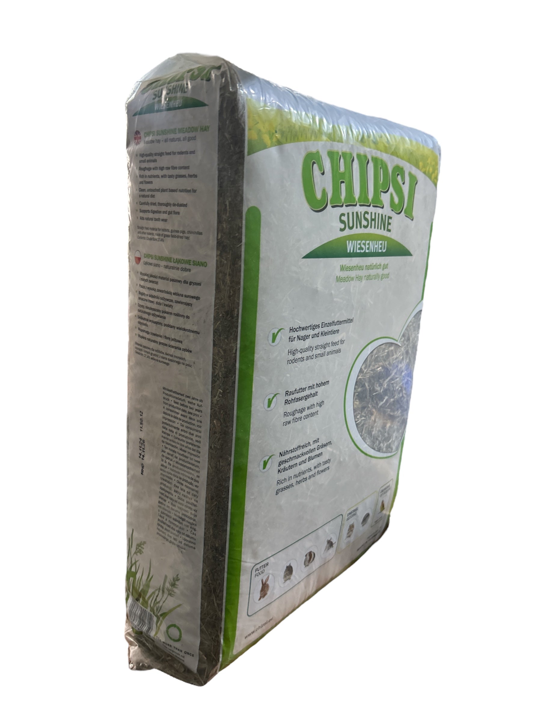 Chipsi Sunshine Meadow Hay for Rodents (1 Kg)