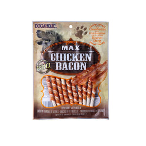 Rena Dogaholic BBQ Max Chicken Bacon Sticks, Dog Treats for All Breeds - Single Pack (130g)