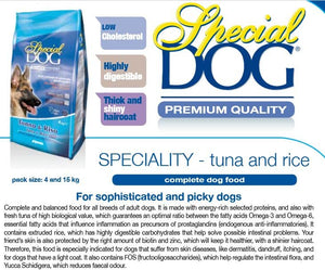 Special Dog Tuna & Rice 15 kg