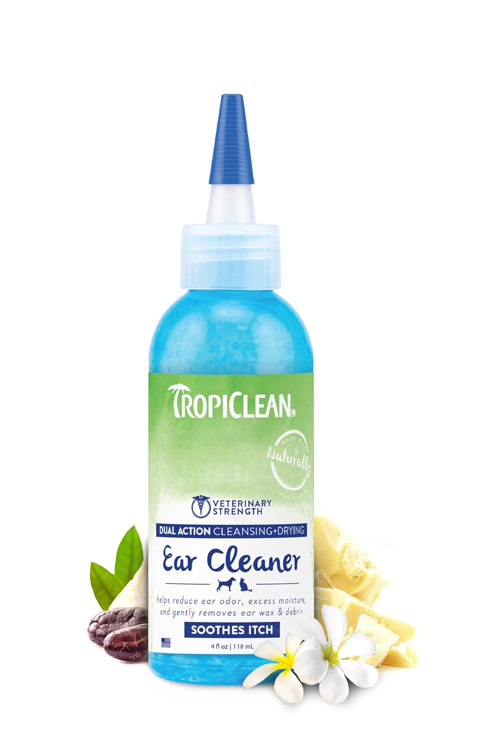 Tropiclean Dual Action Ear Cleaner For Pets