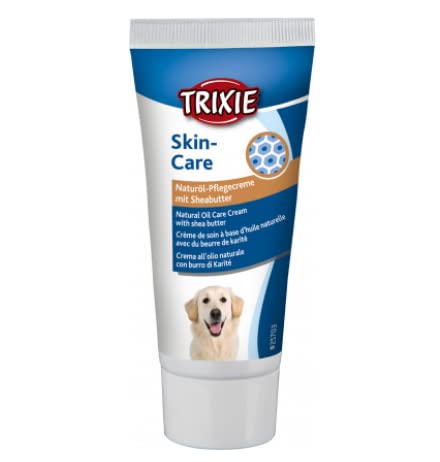 Trixie: - Natural Oil Skin Care Cream for Dogs | Helps Soothe Discomfort from Sores, Dry and Cracked Skin | Hydrate, Protect, Soften and Calm Your Dog’s Skin – 50m