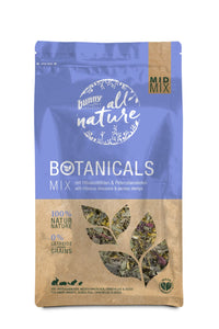 Bunny Nature Super Premium Botanicals Mid Mix with Hibiscus Blossoms & Parsley Stemps 150 G Supplementary Food for Dwarf Rabbits, Guinea Pigs, Chinchillas & Degus
