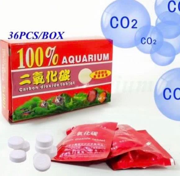 CO2 Tablet for Aquarium Plants Water Conditioner for Aquarium Plants, CO2 Tablet Carbon Dioxide for Plants Aquarium Fish Tank Diffuser Plant 36pcs