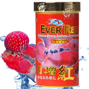 Ocean Free XO Ever Red (Original) Fish Food, 280ML/100G | Enhance Strong Redness Development for Flowerhorn Fish…