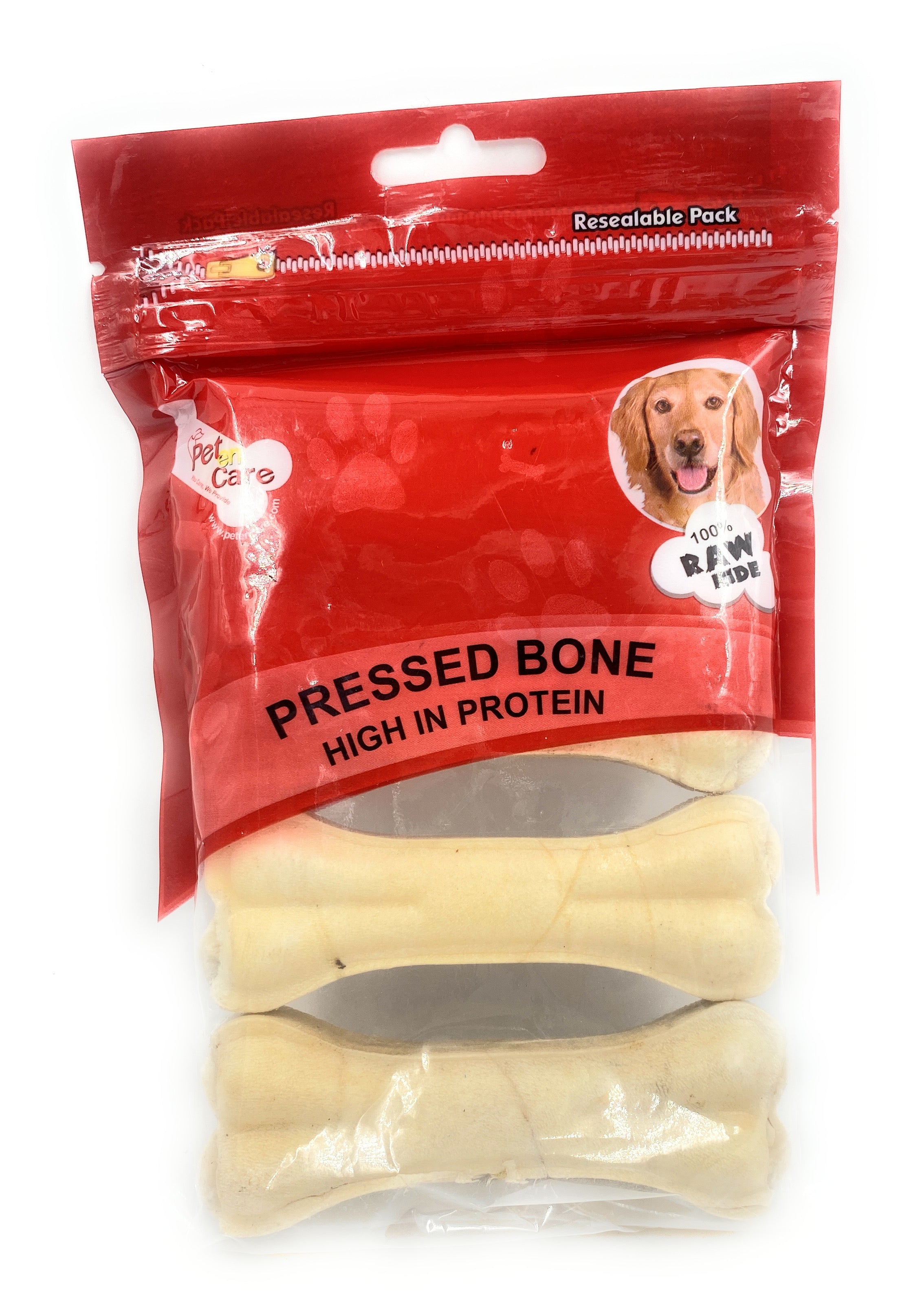 Pet en care pressed bone 4 inch / 4 pieces