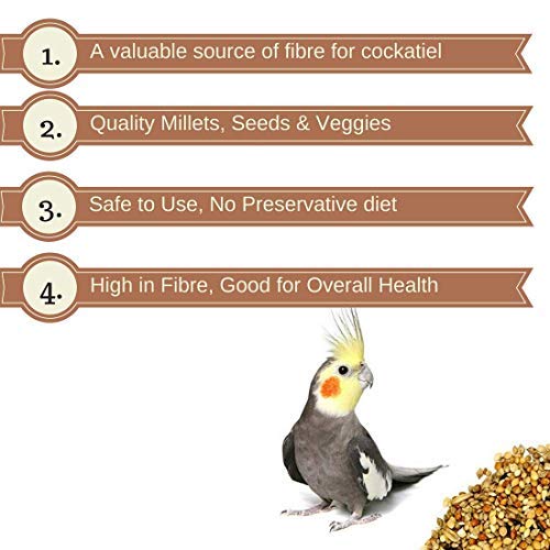 Vitapol Economic Bird Food for Cockatiel 1200 GMS