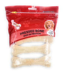 Pet en care pressed bone 5 inhc / 4 pieces