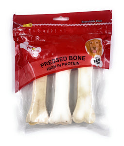 Pet en care pressed bone 5 inch / 3 pieces