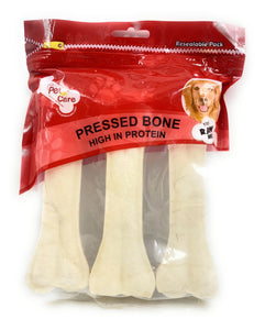 Pet en care pressed bone 6 inch /3 pieces