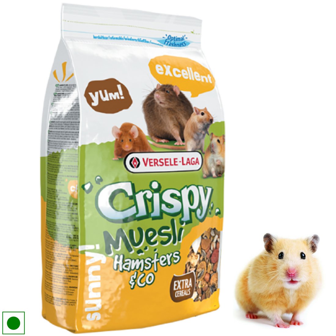 Versele Laga Hamsters and Co Crispy Muesli Food (1kg)