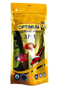 Optimum 3 in 1 Fish Food, 100 g