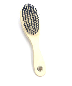 Gorilla pets Wooden Handle Brush one Side Metal bristles