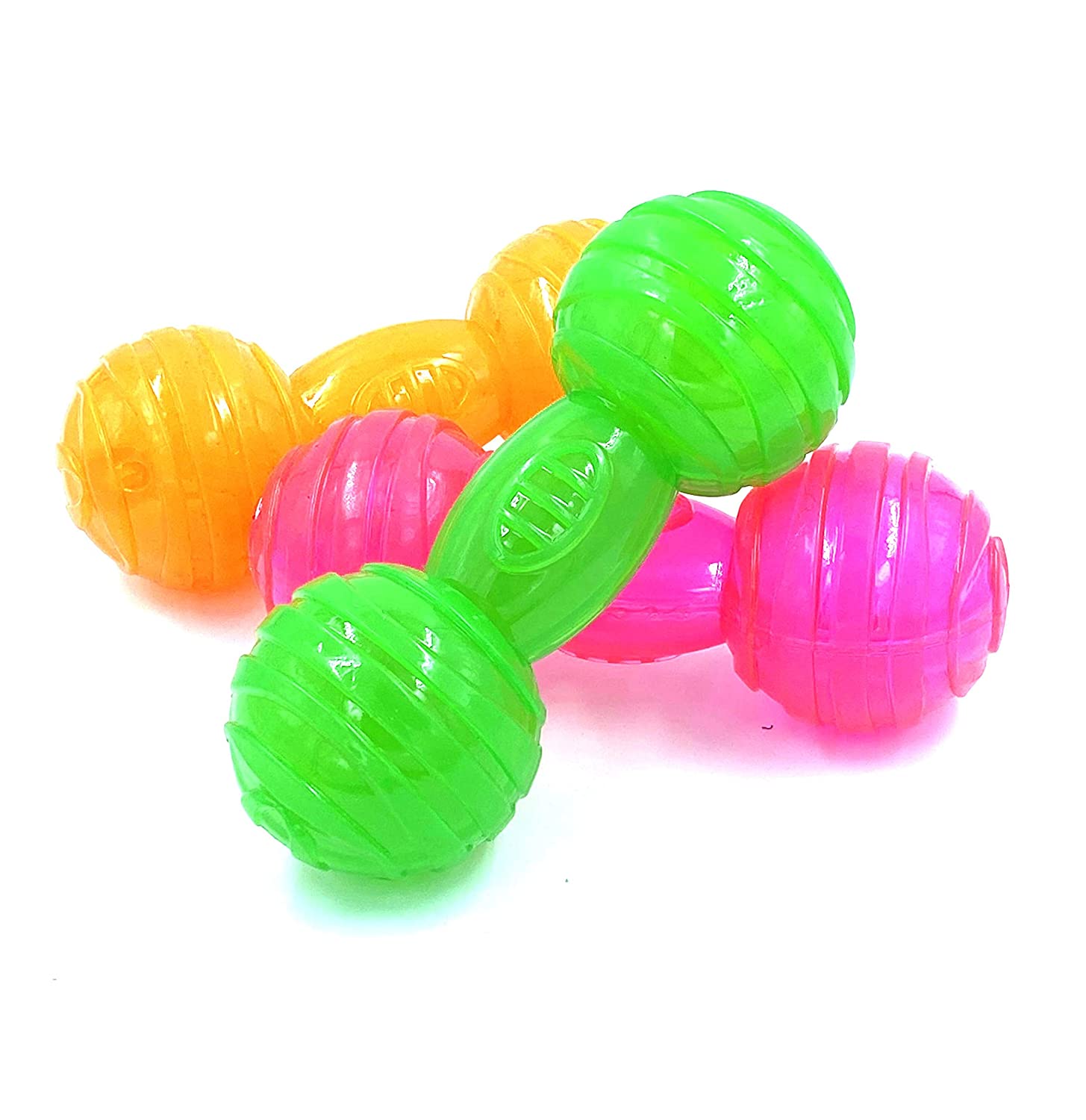 Gorilla pets Colorful Ball and Bone Toy Set Combo for Dogs (Color May Vary)