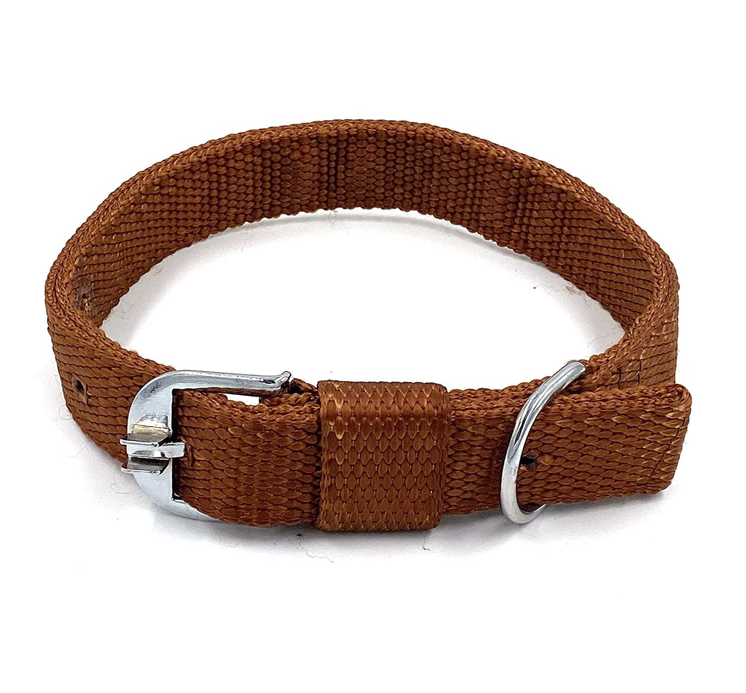 Gorilla Pets Adjustable Poly Collar for Dogs (Brown Color)