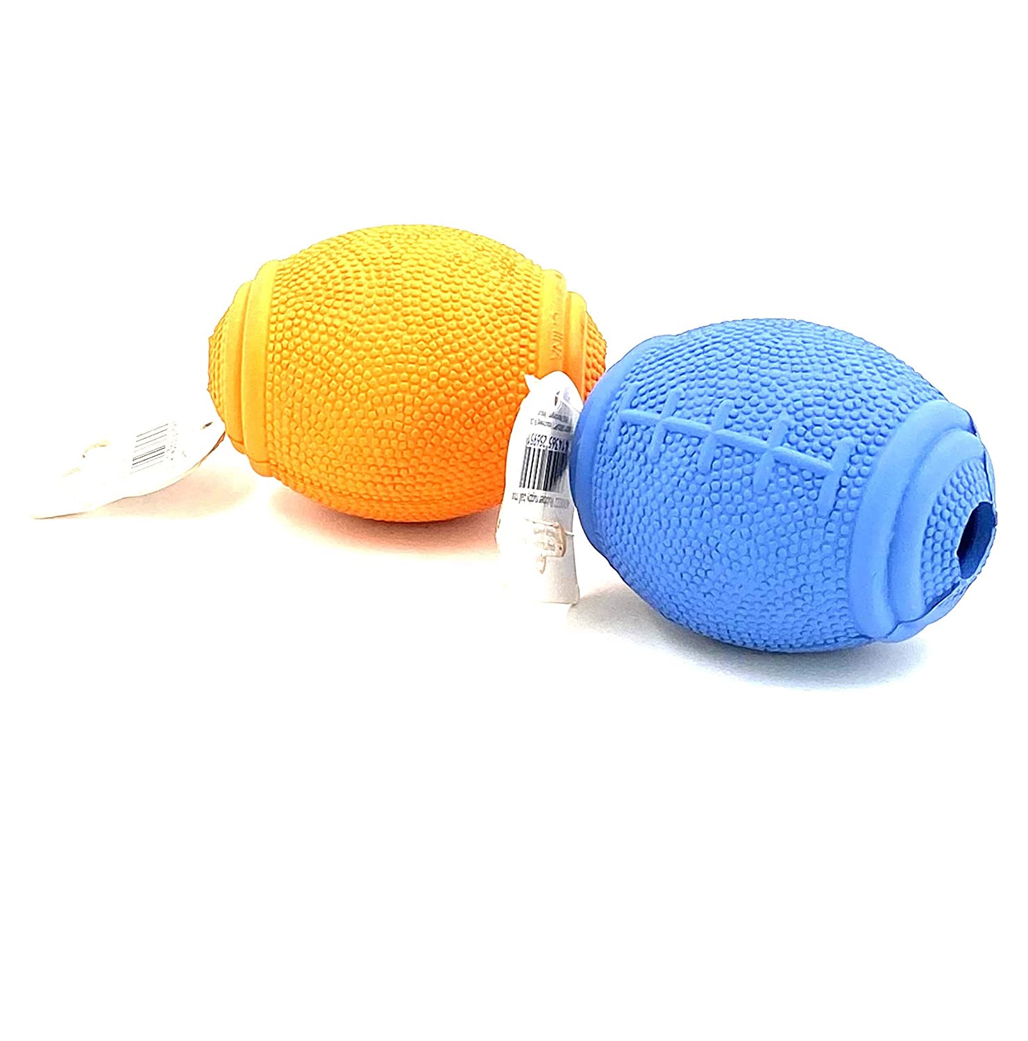 Duvo+ Rugby Ball Blue and Orange Color for Dog and cat