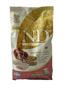 N & D puppy dog food 2.5