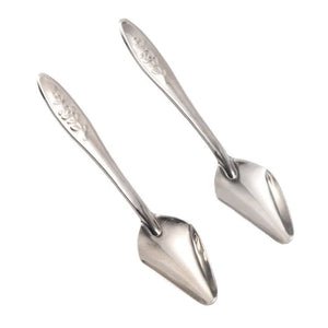 Bird Parrot Feeding Spoon Stainless Steel Medicine Spoons Hand Feeding Spoons Feeder Animals Care Tool for Pet Peony Cockatiel Rabbit Hamster Silver