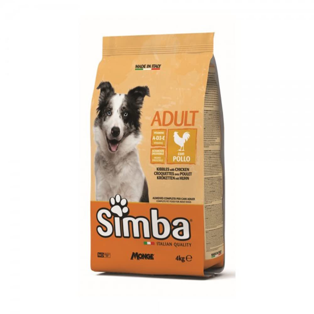 Monge Simba Chicken Dog Food for Adult Dog 4 KG All Breed