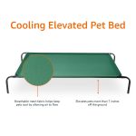 Gorilla pets Elevated Raised Cooling Cots Bed for Dogs, Cats Portable Indoor & Outdoor Pet Hammock with Skid-Resistant Feet, Frame with Breathable Canvas Cloth. (Color May Vary XXL)