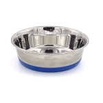 Gorilla Pets Stainless Steel Dog Feeding Bowl Large (Blue Color)