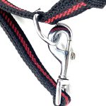 Gorilla pets Large Bread Dog Collar with Leash red Black Color
